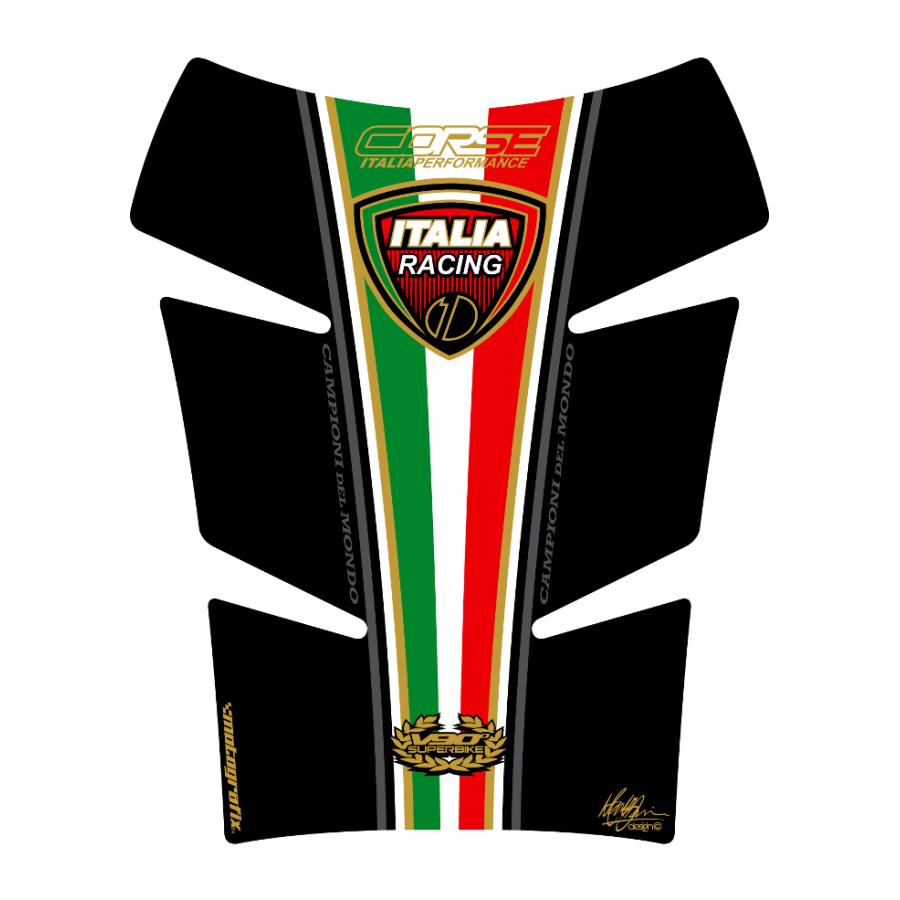 モトグラフィックス タンクパッド ブラック DUCATI MONSTER MT-TD008K