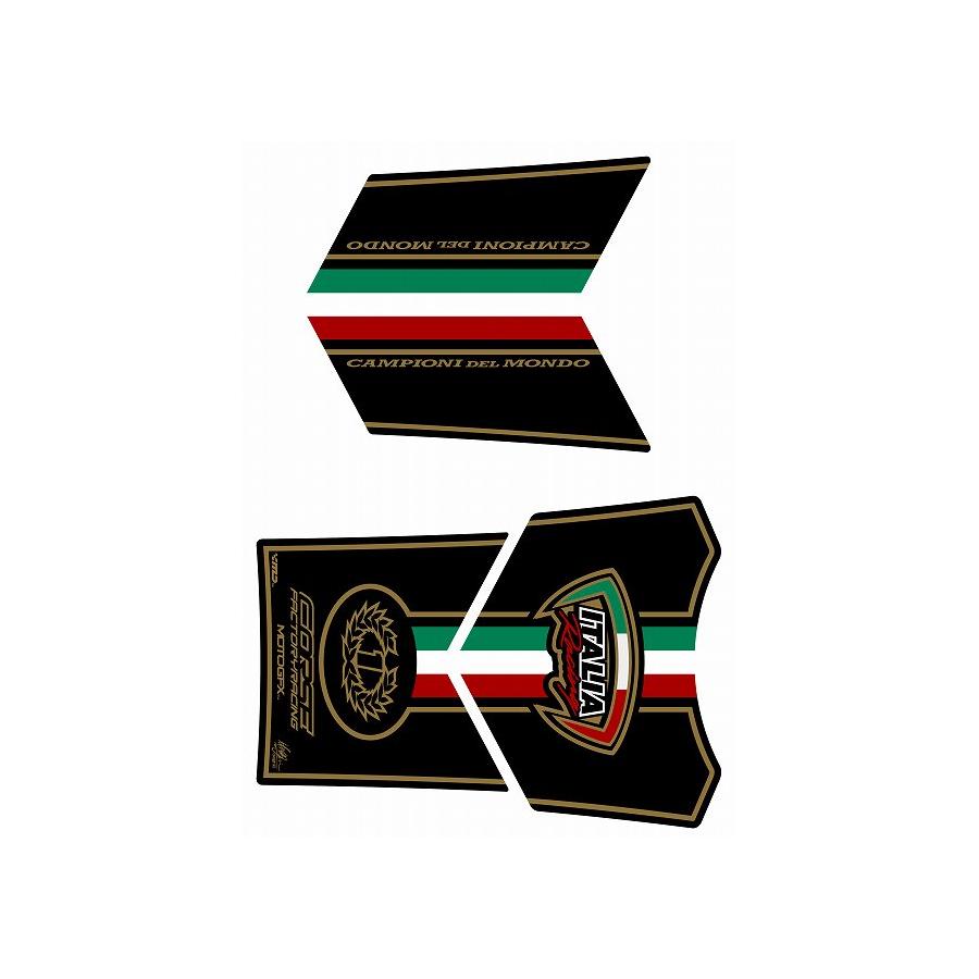 モトグラフィックス タンクパッド ブラック DUCATI MONSTER MT-TD008KE