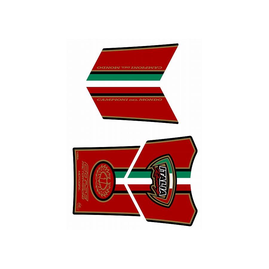 モトグラフィックス タンクパッド レッド DUCATI MONSTER MT-TD008RE