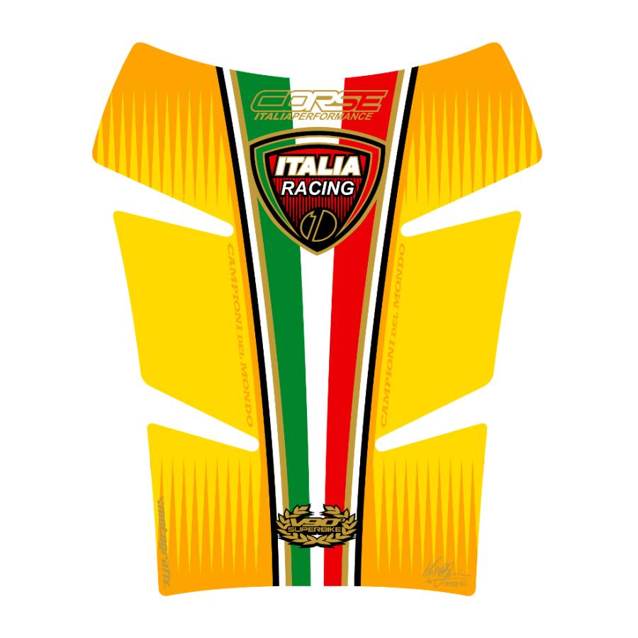 モトグラフィックス タンクパッド イエロー DUCATI MONSTER MT-TD008Y