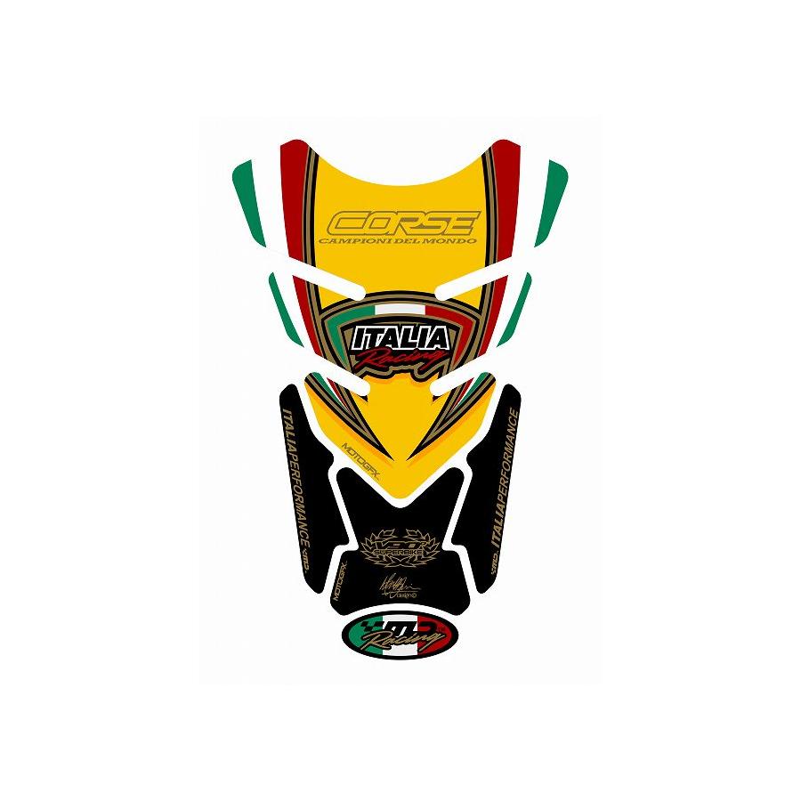 モトグラフィックス タンクパッド イエロー DUCATI QUADPAD MT-TD010Y