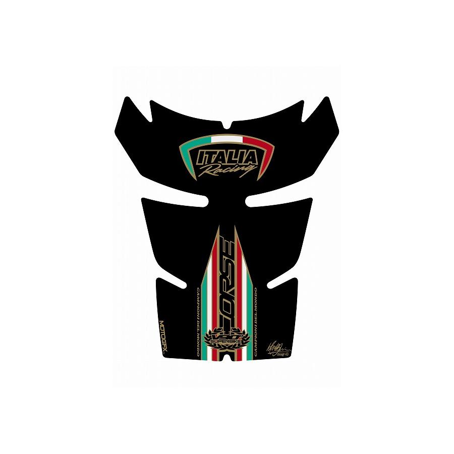 モトグラフィックス タンクパッド ブラック DUCATI 848/1098/1198 MT-TD011K