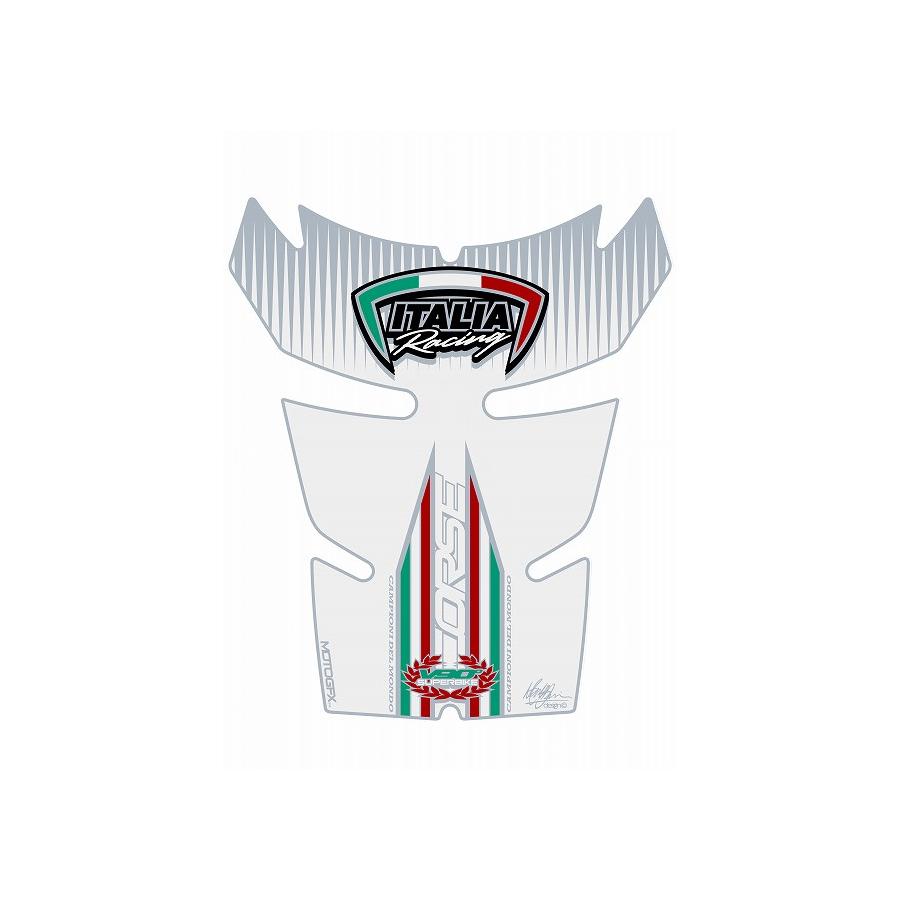 モトグラフィックス タンクパッド ホワイト DUCATI 848/1098/1198 MT-TD011W