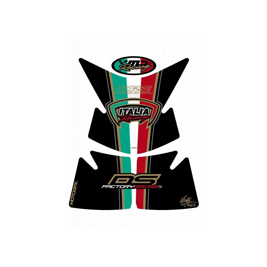 モトグラフィックス タンクパッド ブラック DUCATI MULTISTRADA MT-TD012K