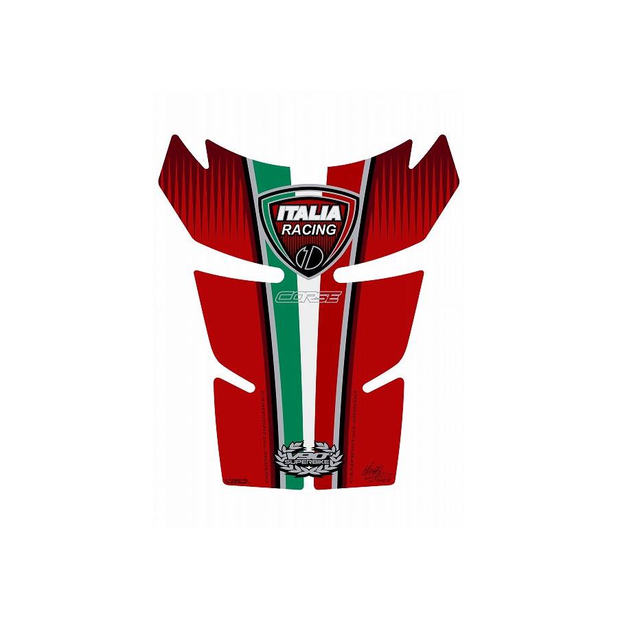 モトグラフィックス タンクパッド レッド DUCATI 848/1098/1198 MT-TD013R