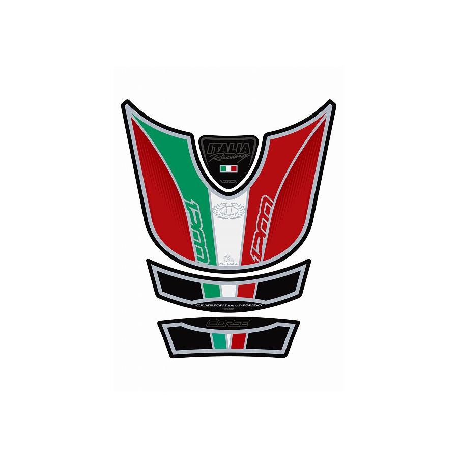 モトグラフィックス タンクパッド レッド DUCATI MULTISTRADA1200 MT-TD016R