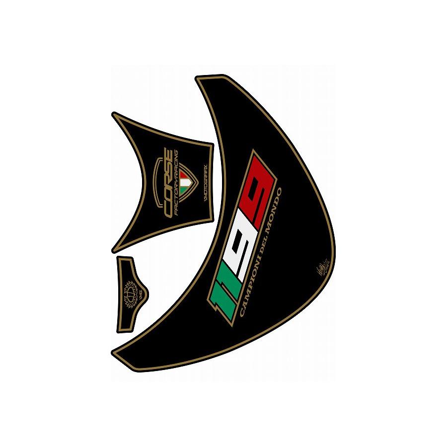 モトグラフィックス タンクパッド ブラック DUCATI 1199PANIGALE MT-TD020KA