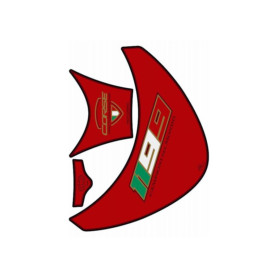 モトグラフィックス タンクパッド レッド DUCATI 1199PANIGALE MT-TD020R