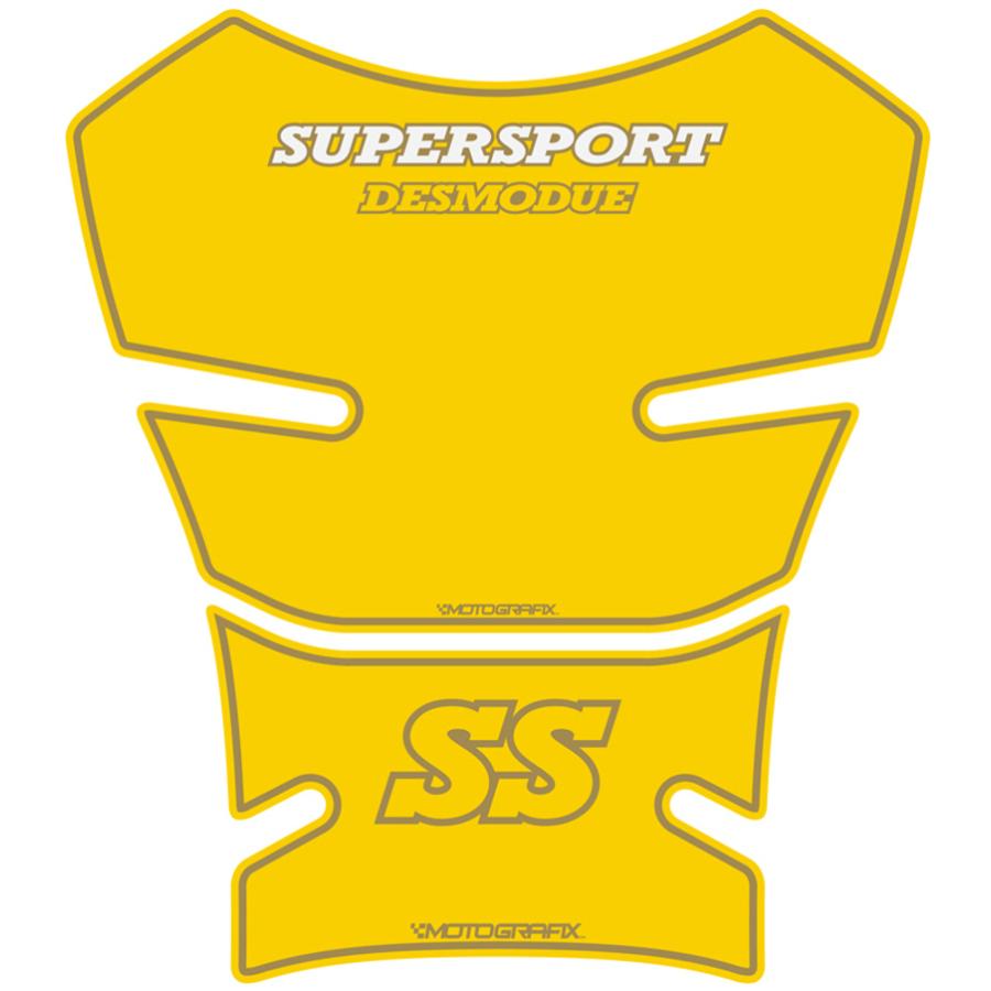 モトグラフィックス タンクパッド イエロー DUCATI SS Supersport 89-98 MT-TD023Y