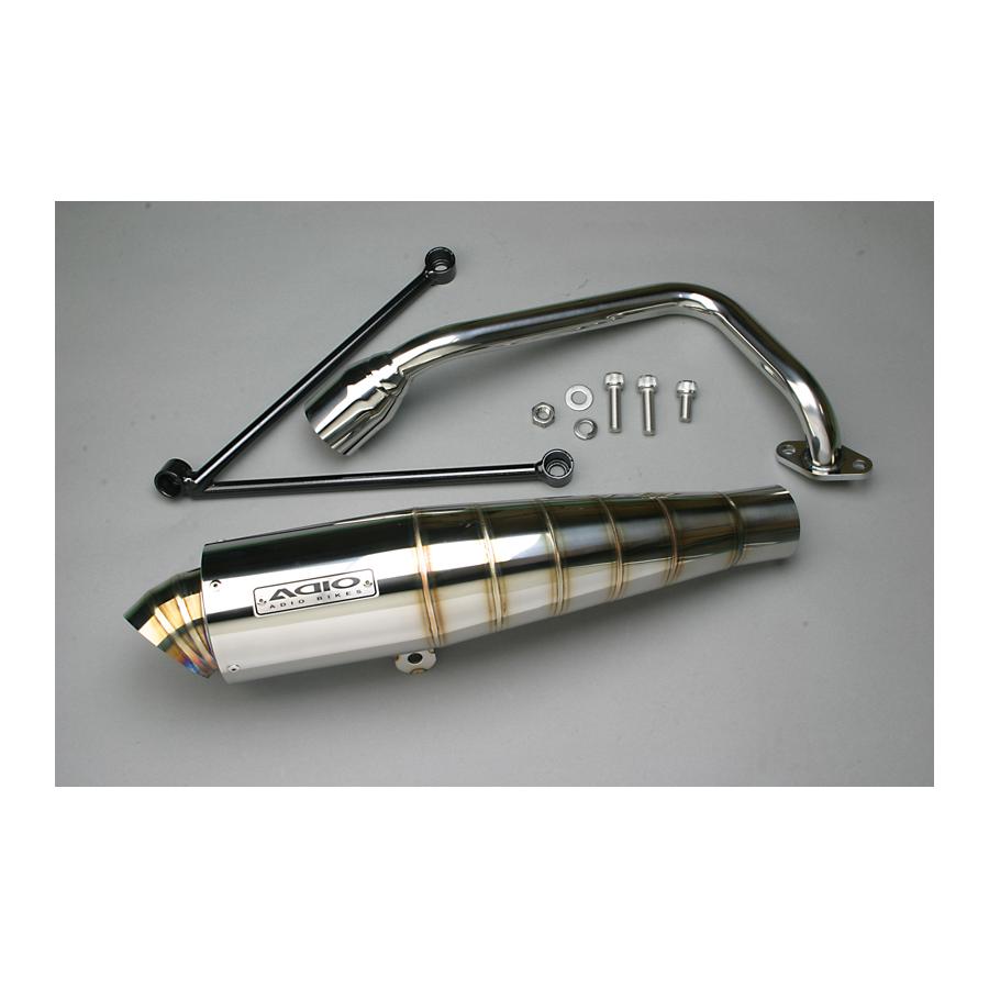 アディオ BB-SHOOTマフラー ステンレス リード125(EBJ-JF45/2BJ-JF45) BK11103