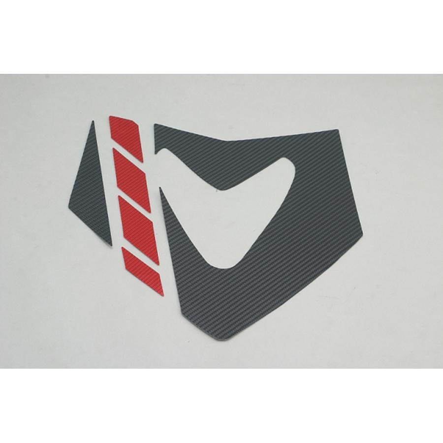 アディオ フロントカーボンシート レッド シグナスX(4型) SEA5J(15/11-17/7)・SED8J(17/8-18/10) BK48223