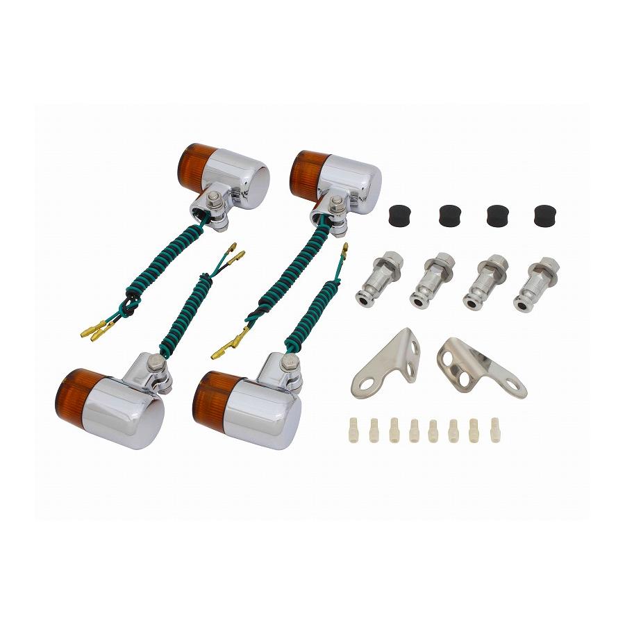 POSH Faith (ポッシュフェイス) キャスト71ウインカーキット オレンジ TW200 98-01/TW225 02- 023091-33