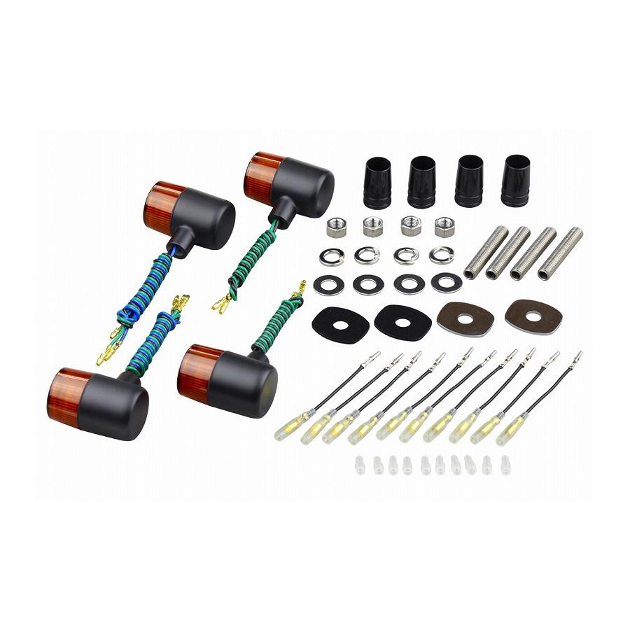 POSH Faith (ポッシュフェイス) 71ウインカーキット ブラック/オレンジ ZEPHYR400/χ -00 031491-56