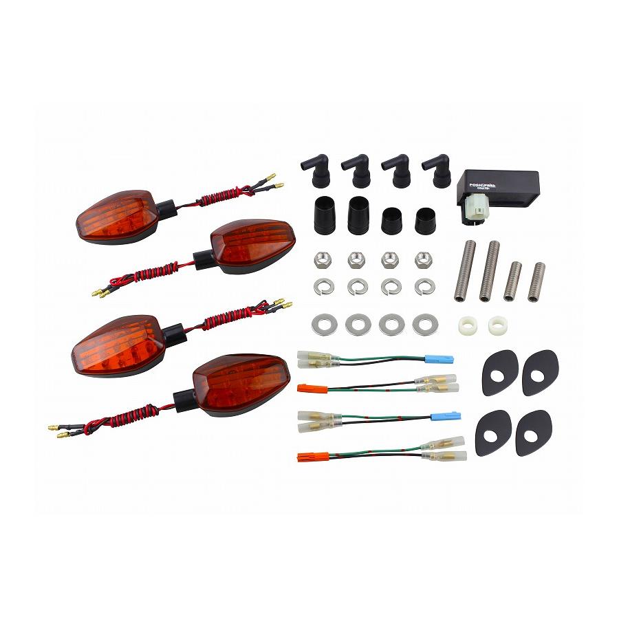 POSH Faith (ポッシュフェイス) LWLEDウインカーキット ブラック/オレンジ CB1300SB 056571-06