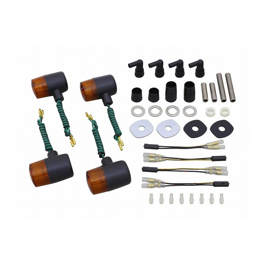 POSH Faith (ポッシュフェイス) クラシカル71ウインカー ブラック/オレンジ W800 043191-56