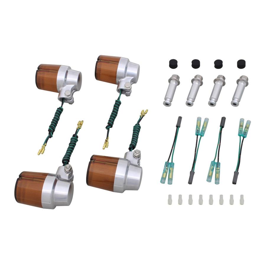 POSH Faith (ポッシュフェイス) SBウインカーキット シルバー/オレンジ GSX400インパルス 080093-23