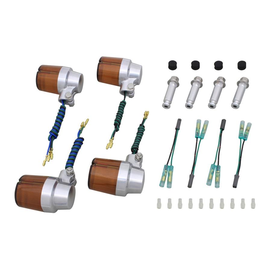 Winker - POSH Faith (ポッシュフェイス) SBウインカーキット シルバー/オレンジ GSX1400・イナズマ1200/400・GSX400インパルス 080493-23