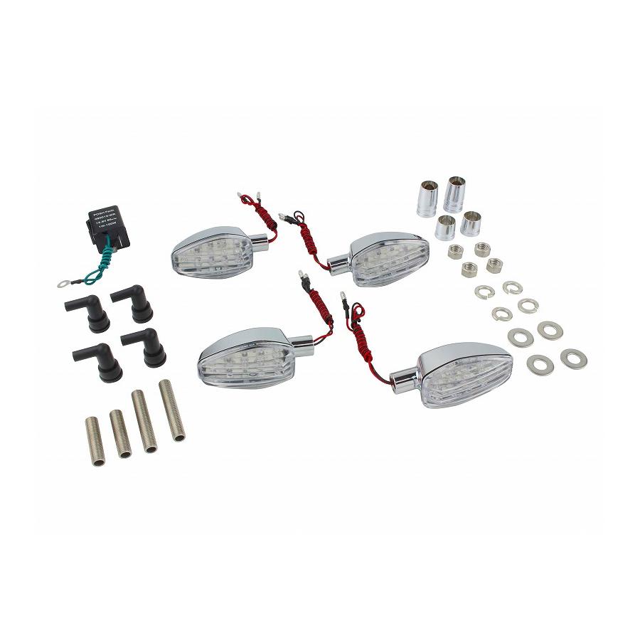 POSH Faith (ポッシュフェイス) LWLEDウインカーキット メッキ/クリア GSX250R 088152