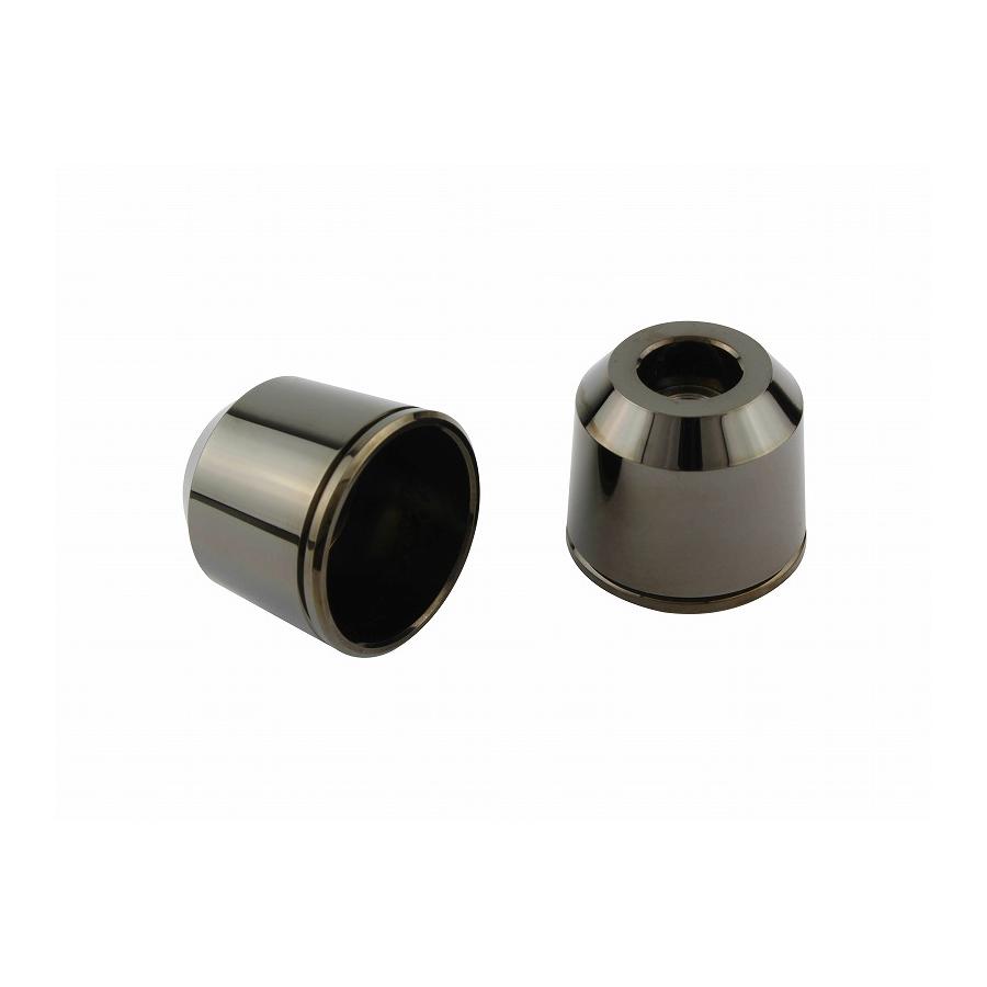 POSH Faith (ポッシュフェイス) ミドルウェイトバーエンド M8アウター 2pcs ブラッククローム 032879-6..