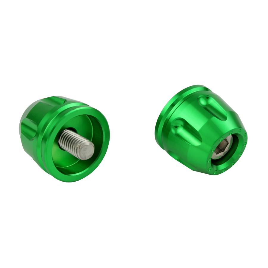 POSH Faith (ポッシュフェイス) リボルバーエンド カワサキ純正ハンドルM8タイプ ライムグリーン 03217..