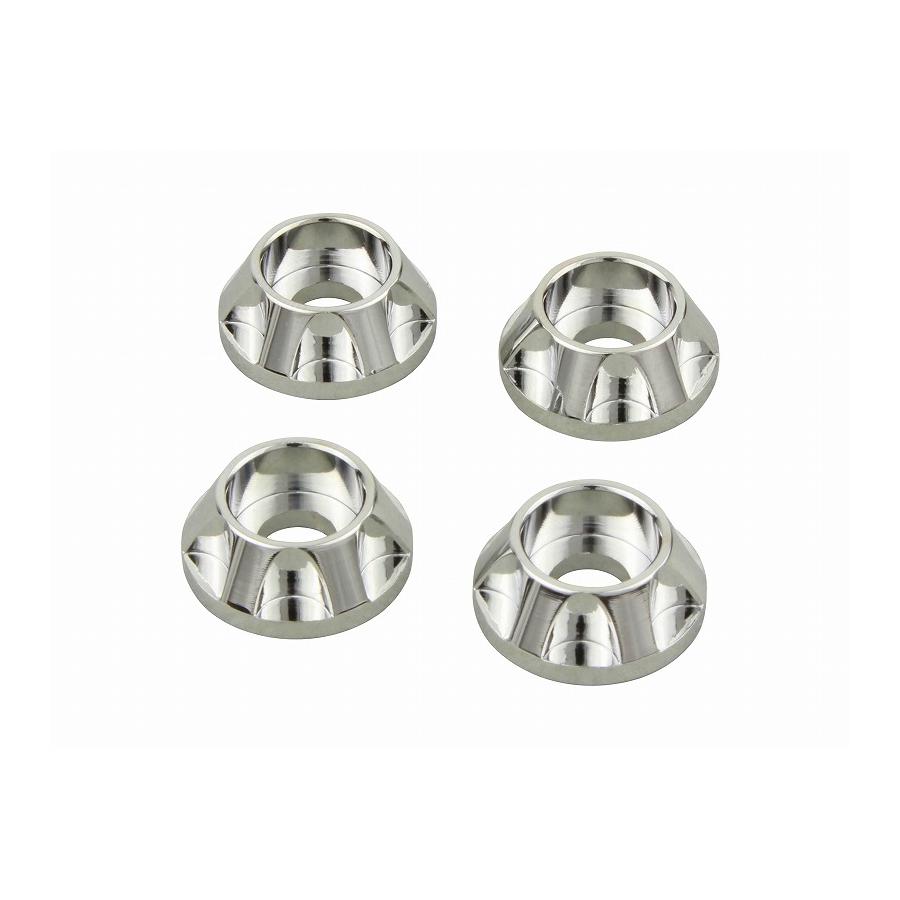 POSH Faith (ポッシュフェイス) キャップホルダー メッキ NASAタイプ6mm/4pc 004086