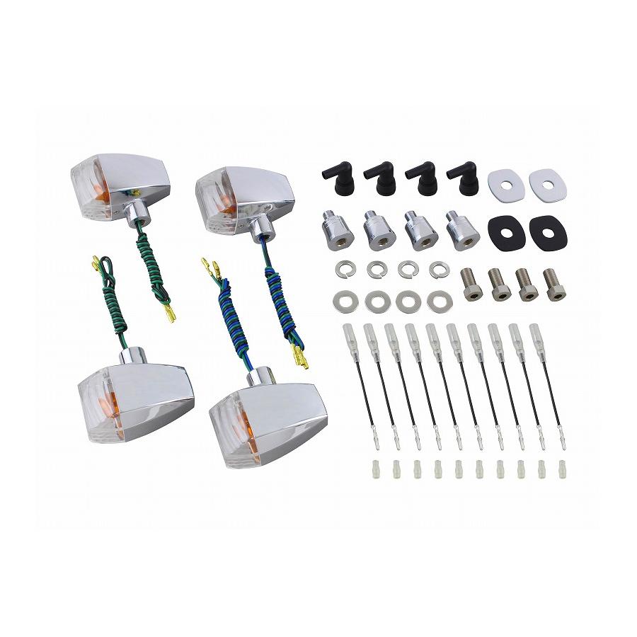 POSH Faith (ポッシュフェイス) ZRウインカーキット メッキ/クリア ZEPHYR400/χ -00 031486