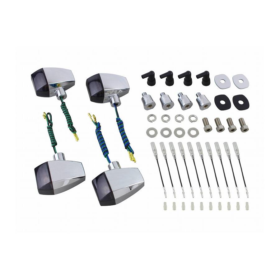 POSH Faith (ポッシュフェイス) ZRウインカーキット メッキ/スモーク ZEPHYR400/χ -00 031487