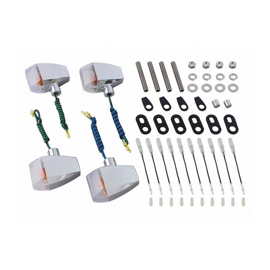 POSH Faith (ポッシュフェイス) ZRウインカーキット メッキ/クリア GPZ900R(A8-) W球 038482