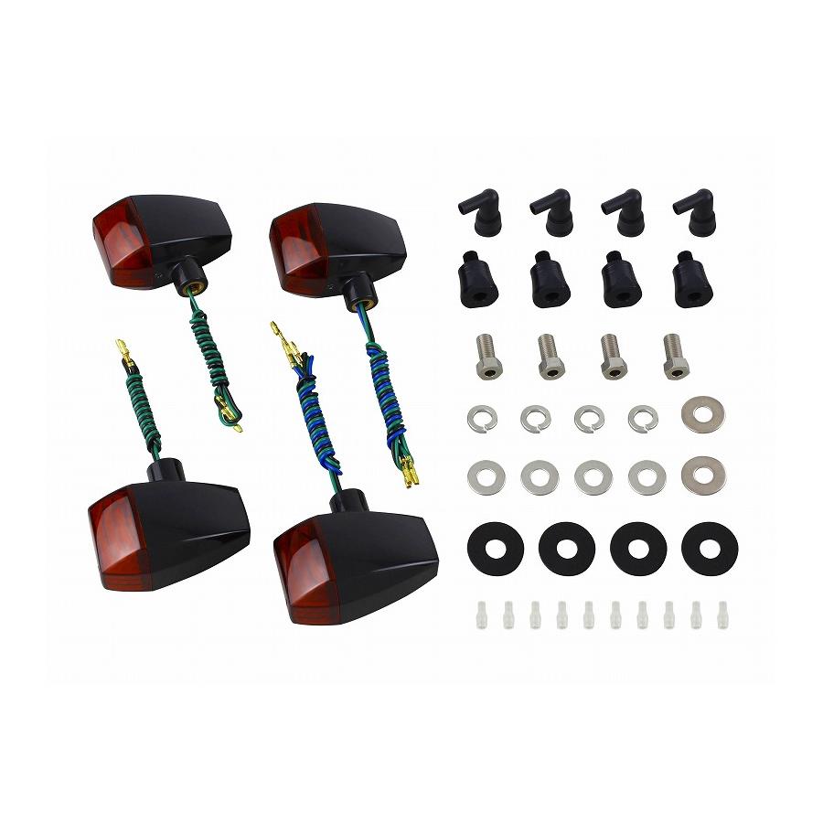 POSH Faith (ポッシュフェイス) ZRウインカーキット ブラック/オレンジ CB1300SF 053485-06