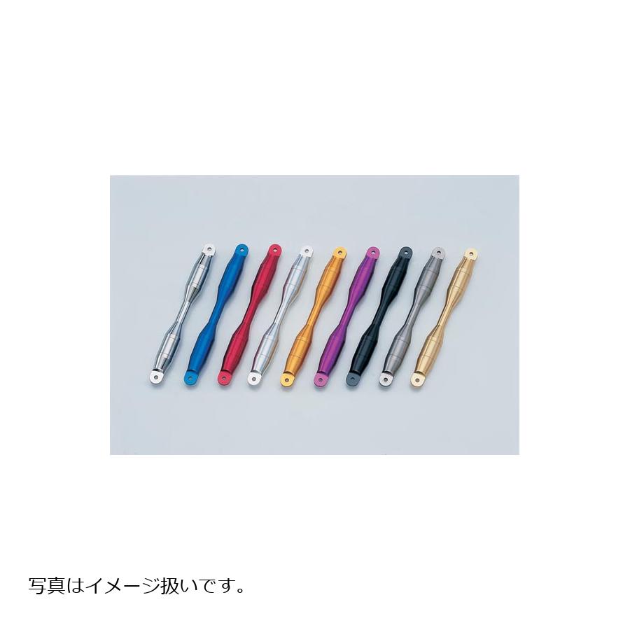 メーカー名：ポッシュフェイスメーカー品番：093267◆クイックリリースハンドルブレース用シャフトです◆クイックリリースブレースクランプと共にご使用ください◆ハンドルバーのしなりを押さえ、ハンドリングの安定化をサポートします◆シャフト部の最大径をΦ22．2mmに設定いたしましたので、ビッグスクーター等では汎用品のハンドルクランプドリンクホルダー等もご使用いただけます◆シャフトとクランプは別売で設定しておりますので、色々なカラーの組み合わせが可能です◆アルミ削り出し・アルマイト/メッキ仕上げ◆ブレースバー206mmでクランプ中心間の最大距離は254mmです◆入り数：1pcs◆クランプ別売り◆カラー：メッキ