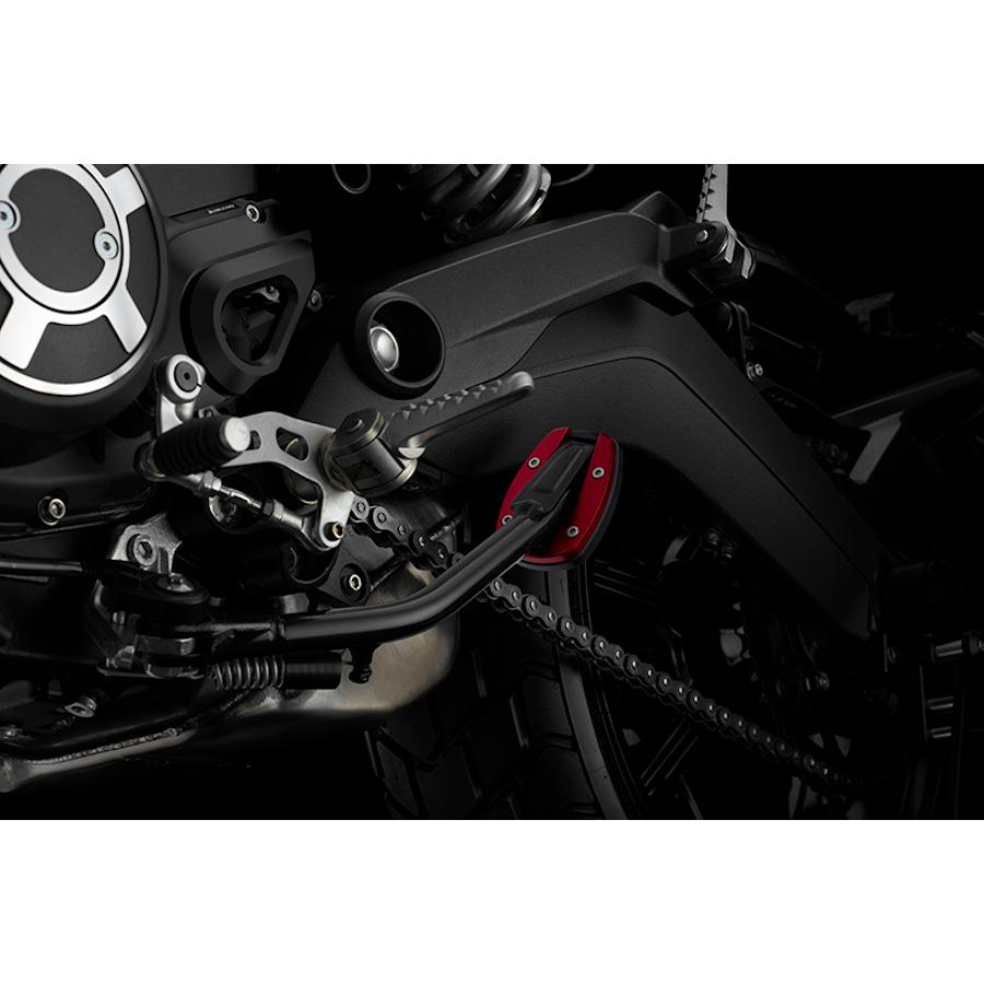 BIKERS (バイカーズ) サイドスタンドフラットフット レッド ドゥカティ スクランブラー DUCATI SCRAMBLER D0034-RED