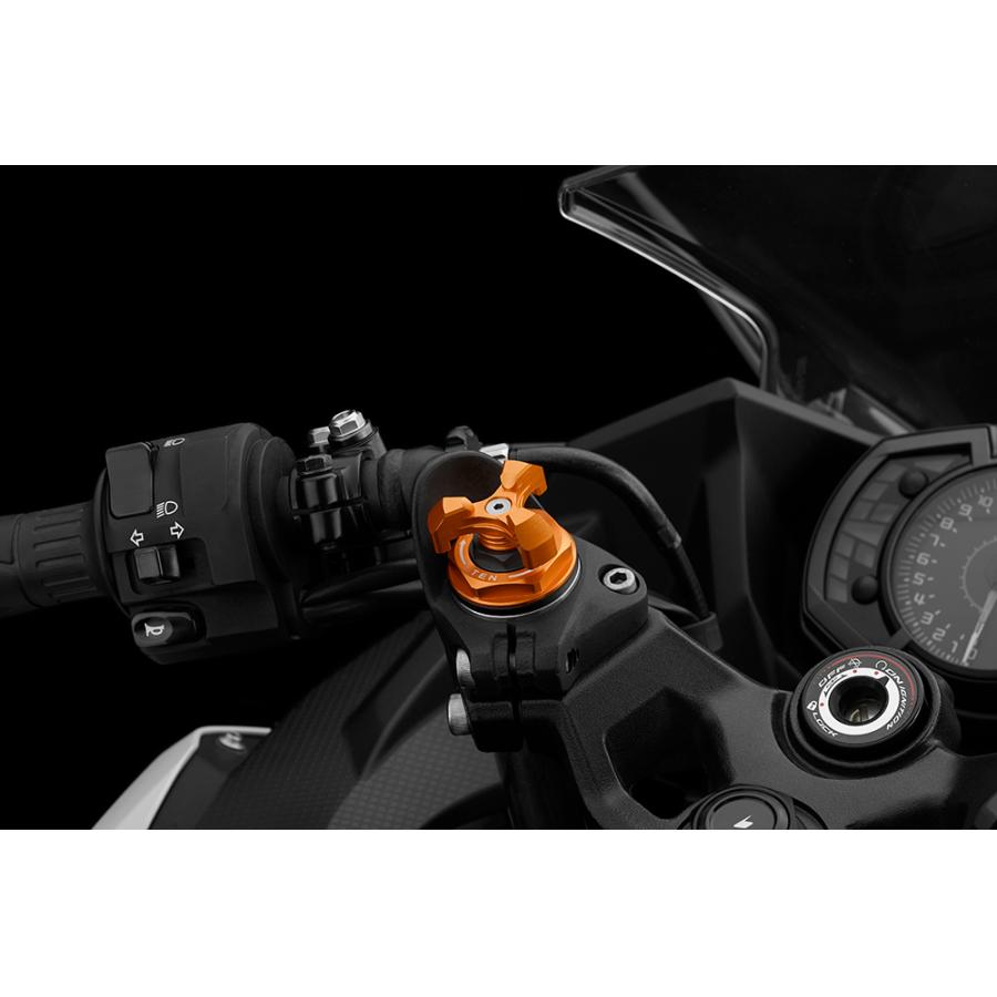 BIKERS (バイカーズ) フロントフォークアジャスター オレンジゴールド ニンジャ Ninja250/400 レブル Rebel250/500 CBR400R H0311-OGD