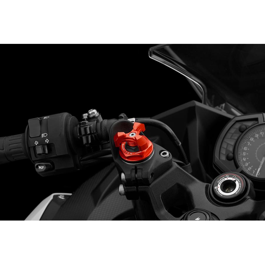 BIKERS (バイカーズ) フロントフォークアジャスター オレンジ ニンジャ Ninja250/400 レブル Rebel250/500 CBR400R H0311-ORG