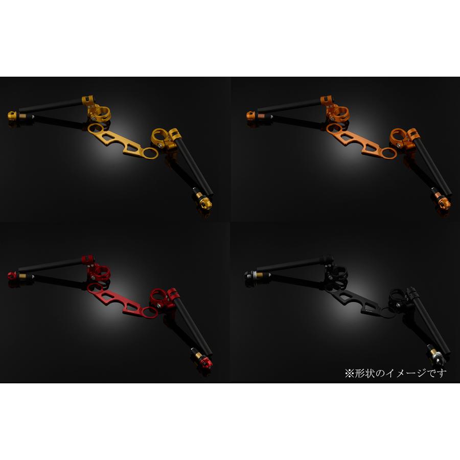 BIKERS (バイカーズ) アジャスタブル セパレートハンドル セパハン グレー CBR400R H0397-GRY