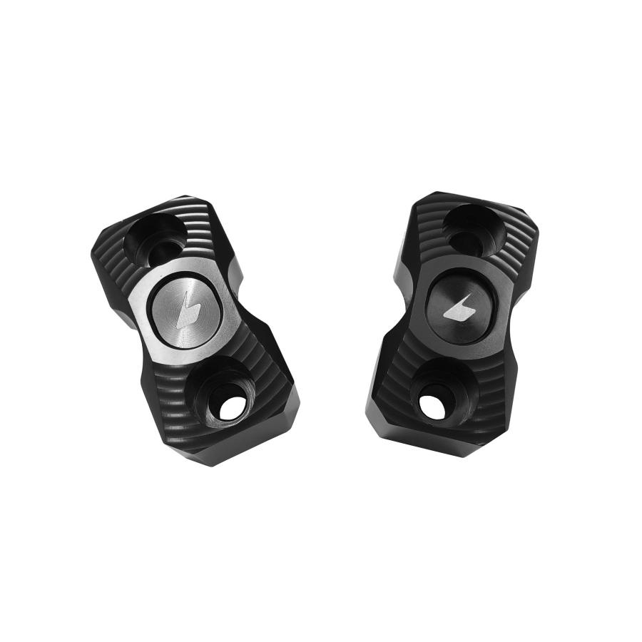 BIKERS (バイカーズ) レバーホルダークランプ 2個 ブラック ZX-25R ニンジャ650 Ninja650 K0178-BLK