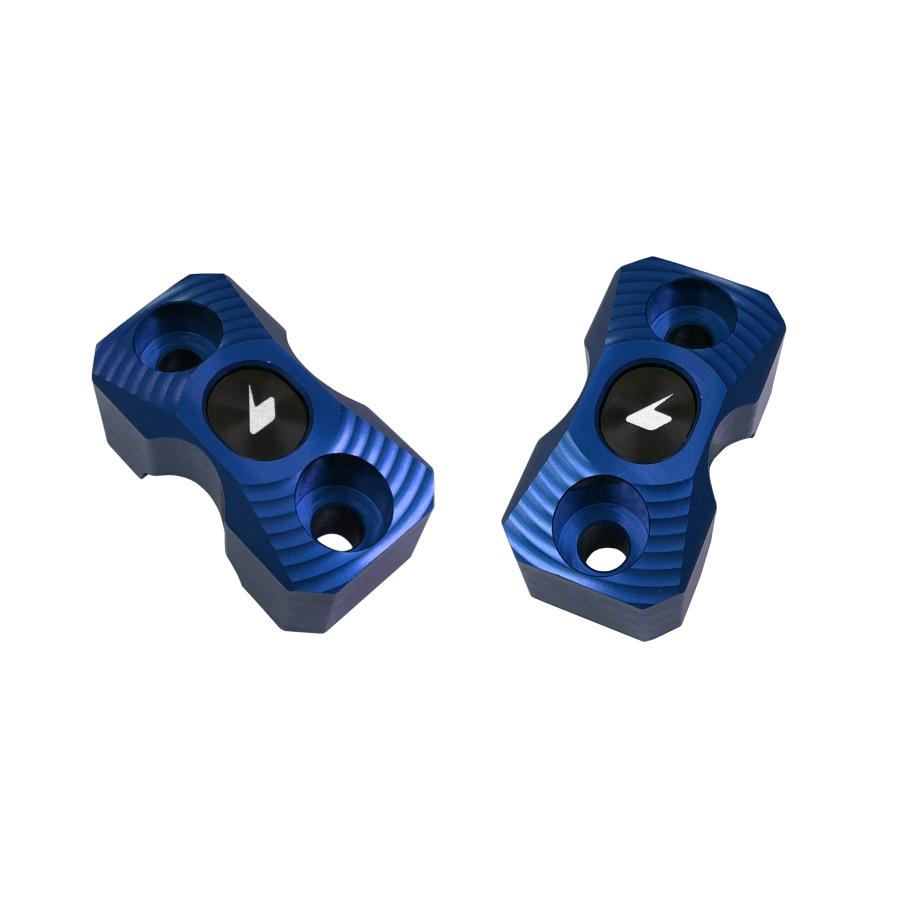 BIKERS (バイカーズ) レバーホルダークランプ 2個 ブルー ZX-25R ニンジャ650 Ninja650 K0178-BLU