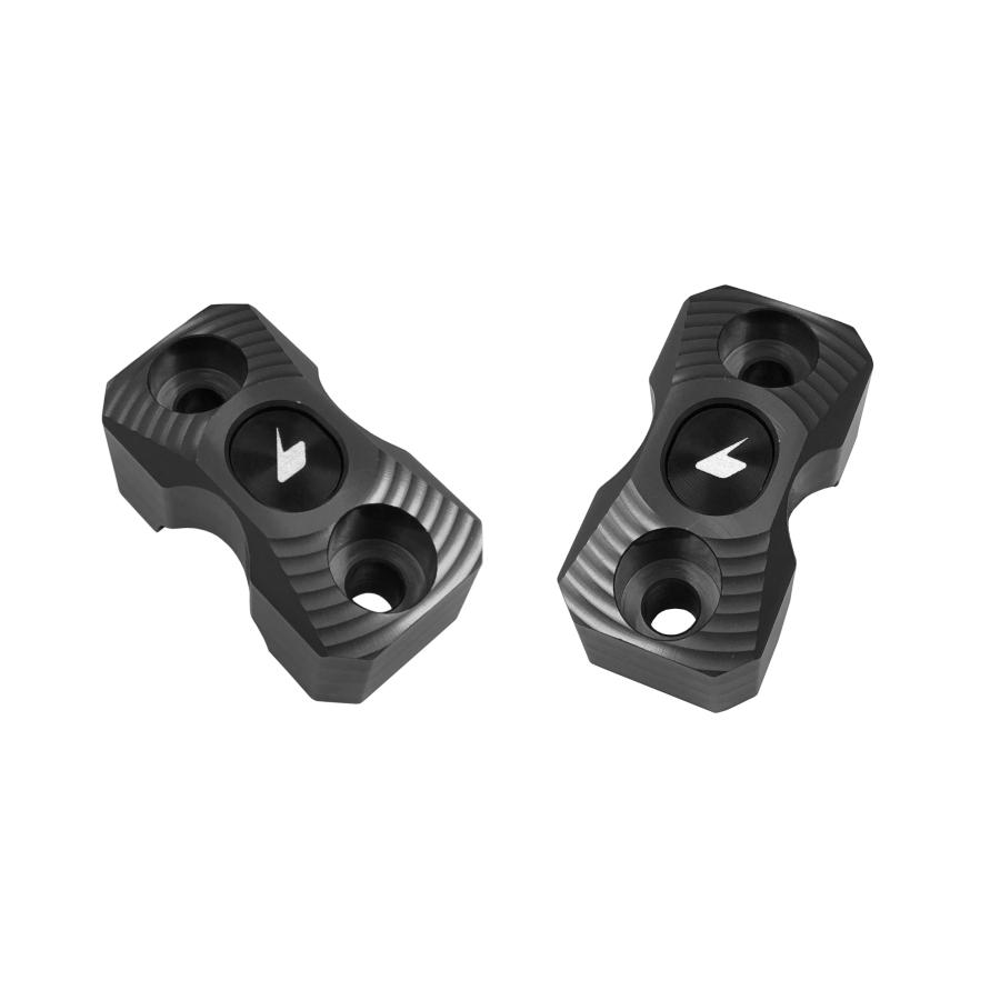 BIKERS (バイカーズ) レバーホルダークランプ 2個 グレー ZX-25R ニンジャ650 Ninja650 K0178-GRY