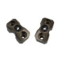 BIKERS (バイカーズ) レバーホルダークランプ 2個 チタン ZX-25R ニンジャ650 Ninja650 K0178-TIN