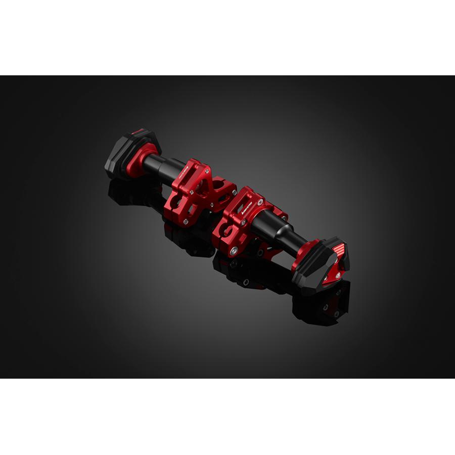 BIKERS (バイカーズ) フレームガード 左右 レッド ニンジャ Ninja250SL K0330-RED