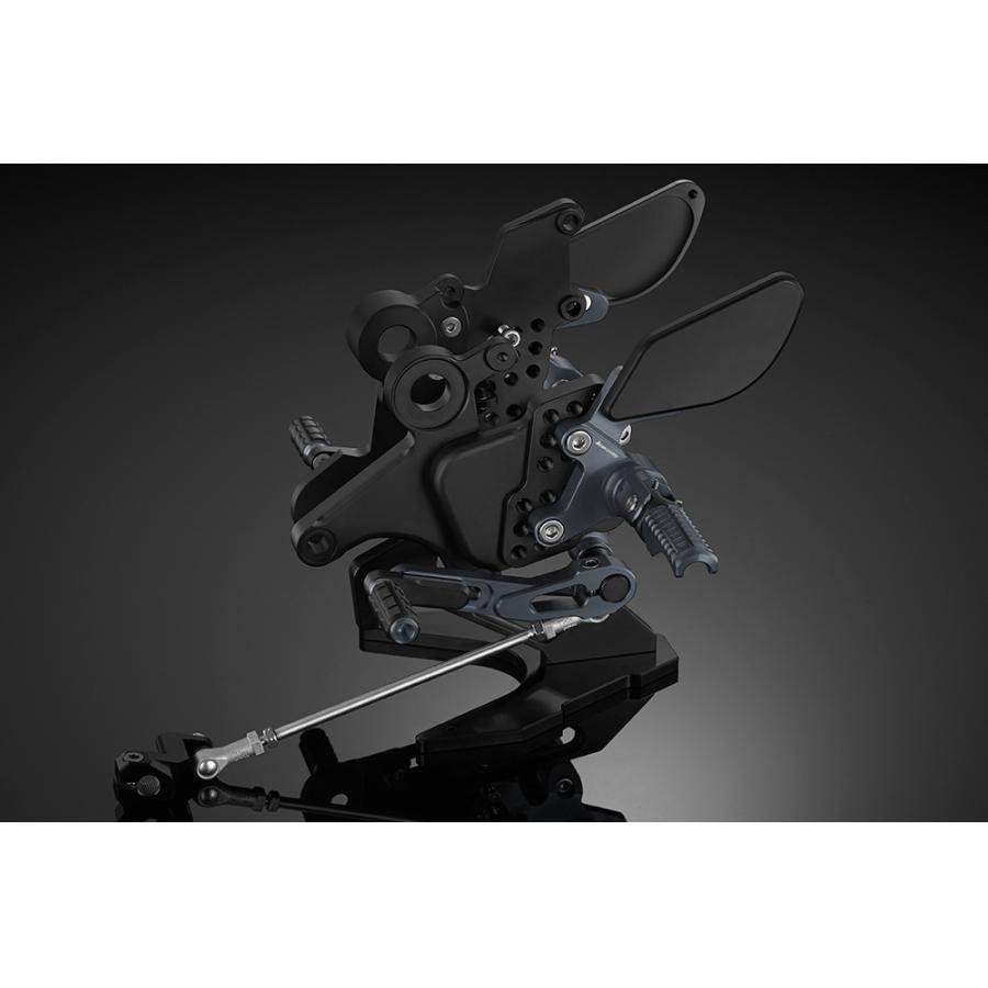 BIKERS (バイカーズ) バックステップ グレー ニンジャ650 Ninja650/Z650 K0387-GRY