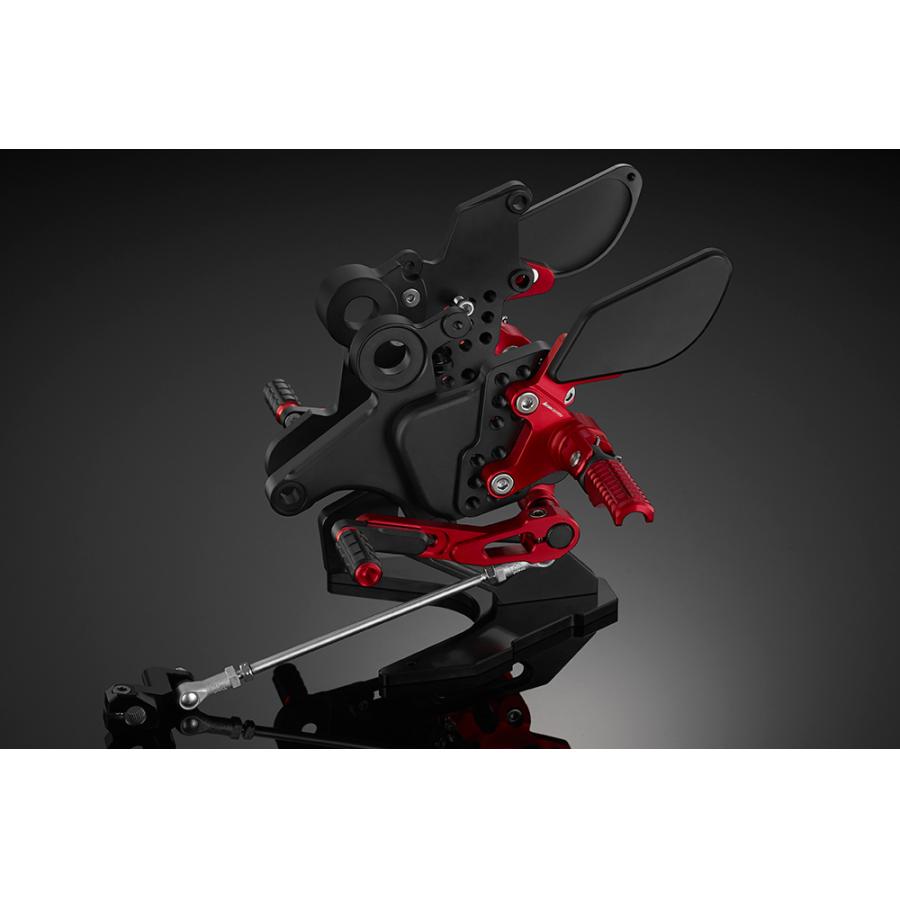 BIKERS (バイカーズ) バックステップ レッド ニンジャ650 Ninja650/Z650 K0387-RED