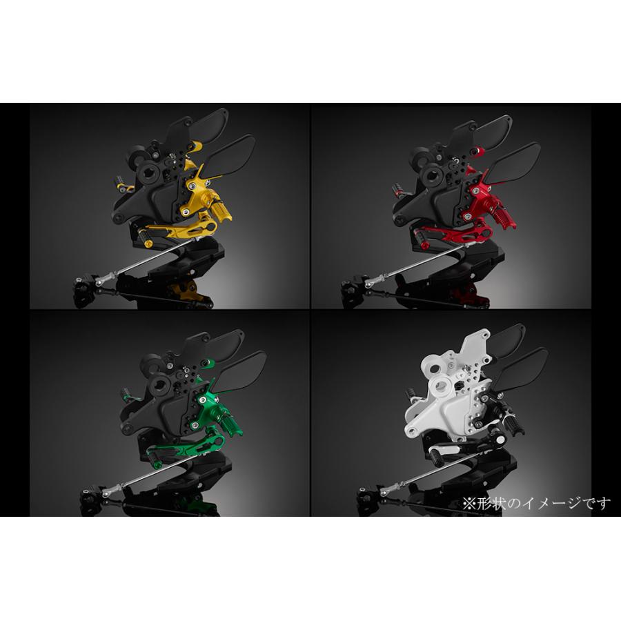 BIKERS (バイカーズ) バックステップ シルバー ニンジャ650 Ninja650/Z650 K0387-SLV