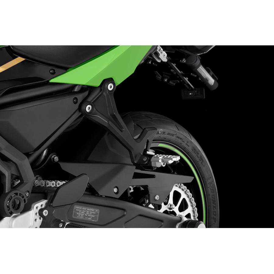BIKERS (バイカーズ) タンデムステップ 左右2個 シルバー ZX-25R Z900RS ZX-6R ニンジャ650 Ninja650/Z650 K0388-SLV