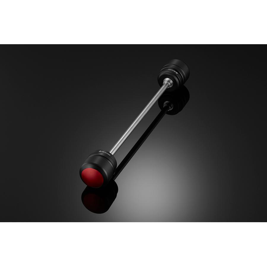 BIKERS (バイカーズ) フロントアクスルスライダー レッド ニンジャ650 Ninja650/Z650 K0389-RED
