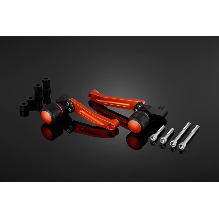 BIKERS (バイカーズ) フレームガード 左右 オレンジ Z900 K0398-ORG