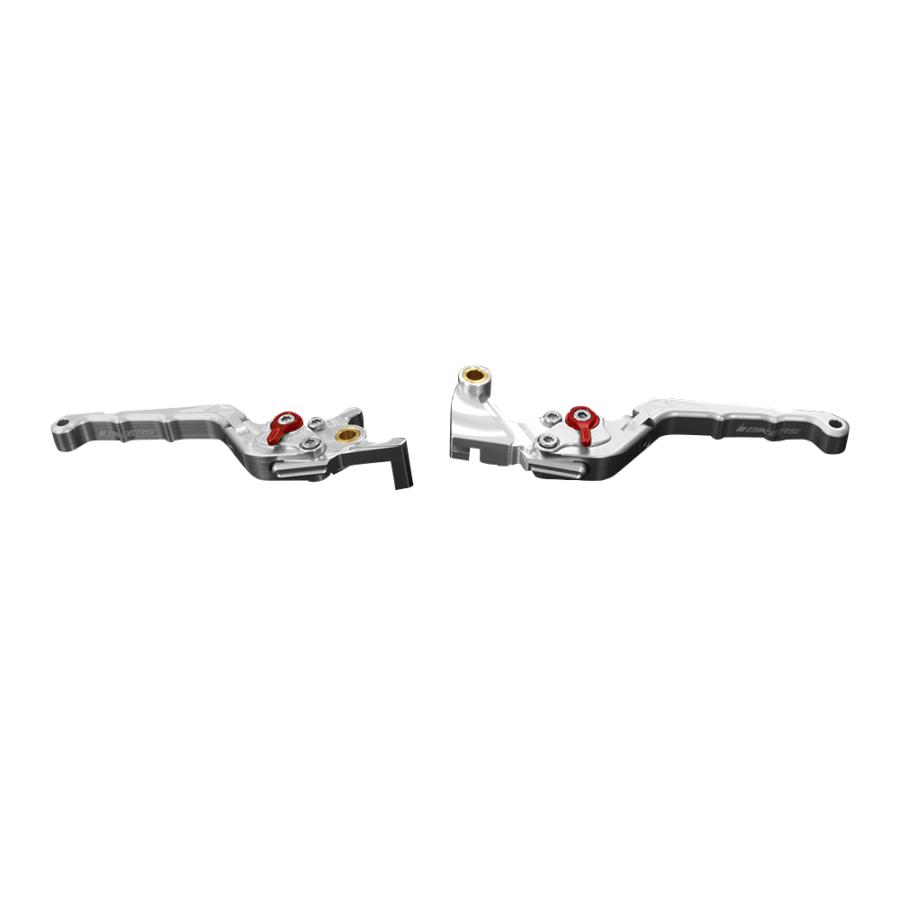 BIKERS (バイカーズ) 可倒式 アジャスタブル レバーセット シルバー ニンジャ Ninja250 Ninja400 Z250 Z125 PRO K0508-SLV
