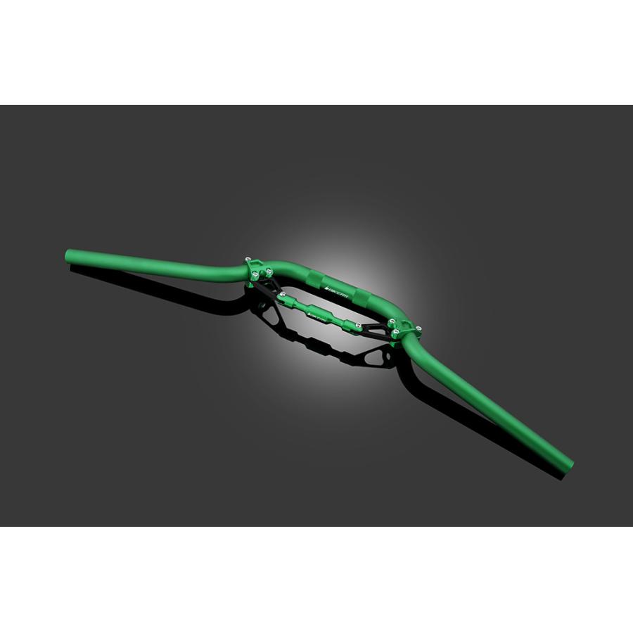 メーカー名：バイカーズメーカー品番：K0109-GRNバイカーズとは、最先端を行くタイ王国でアルミビレットパーツを製造するアクセサリーメーカー。開発と創造への強い情熱によるデザインで、その品質と豊富なラインナップはタイブランド中でもトップクラス。さらに豊富なカラーバリエーションの中からお好みの一品をお選び頂けます。販売備考：参考納期に表示されている日付は現地メーカーに在庫が有り、これから取寄せた場合の参考納期となります。　カラーによって納期が大幅に変動しますので、納期変更の際は予めご容赦下さい。適合情報：カワサキ[KAWASAKI] Z125 PRO 16-22カワサキ[KAWASAKI] KSR PRO 14色[カラー]：グリーン加工[有/無]：無材質[素材]：アルミタイプ：ブレース付特記事項：海外輸入品のため若干の小キズや色あいの異なる場合がありますので、ご理解の上ご購入をお願い致します。小キズ、色あいの異なりによる返品はお受けできません。