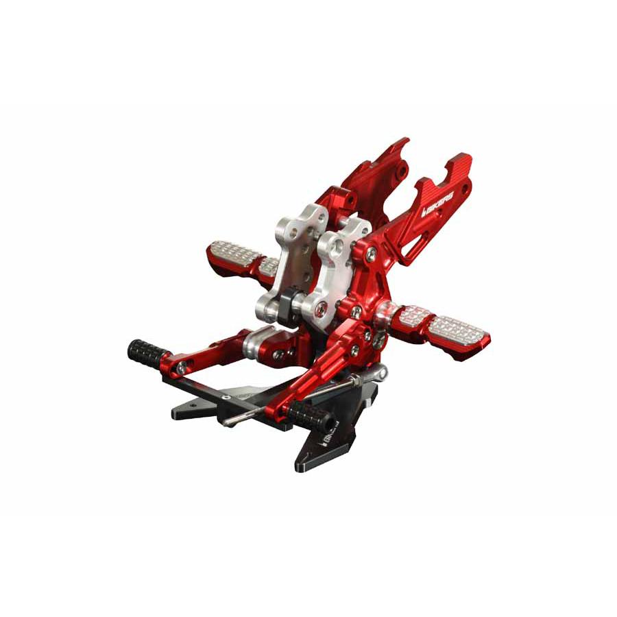 BIKERS (バイカーズ) バックステップ レッド ニンジャ Ninja250R/250 K0114-RED