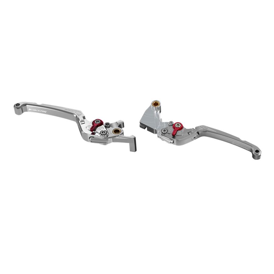 BIKERS (バイカーズ) 可倒式 アジャスタブル レバーセット シルバー ニンジャ Ninja250 Ninja400 Z250 Z125 PRO K0532-SLV