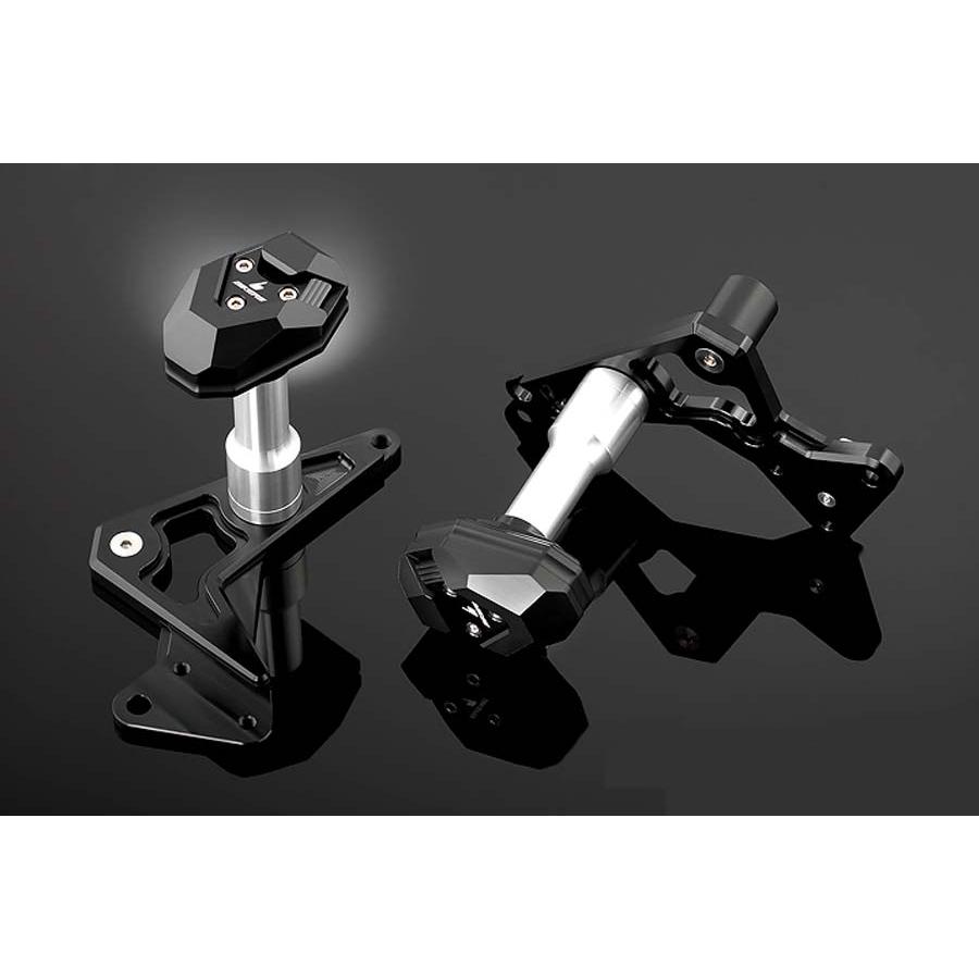BIKERS (バイカーズ) ボディプロテクター 左右セット エンジンスライダー ブラック ニンジャ650 Ninja650 K0185-BLK
